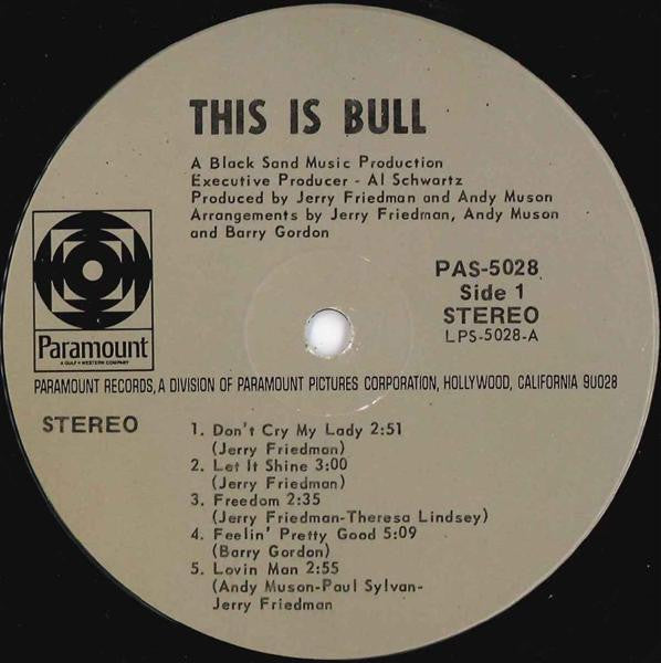 Bull (9) : This Is Bull (LP, Album, Ind)
