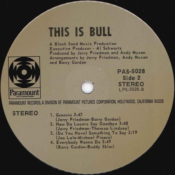Bull (9) : This Is Bull (LP, Album, Ind)