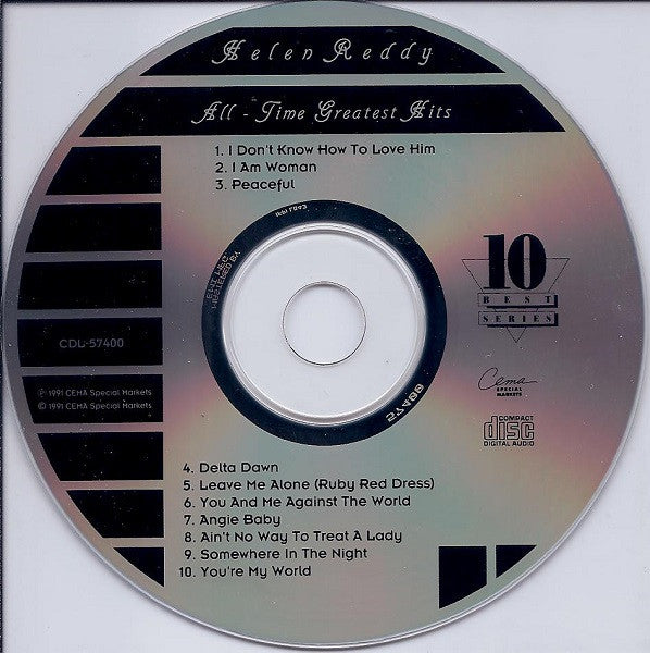 Helen Reddy : All-Time Greatest Hits (CD, Comp)