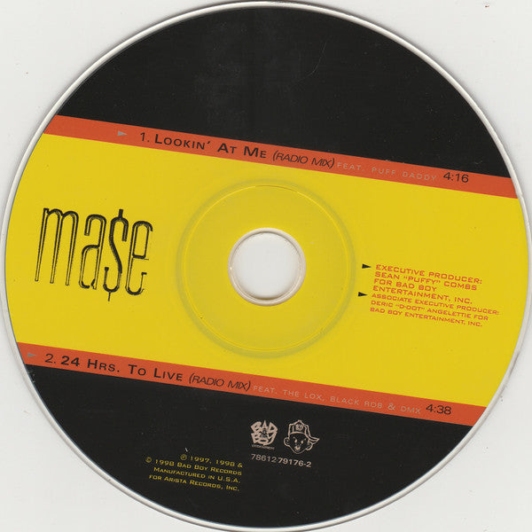 Mase Featuring Puff Daddy : Lookin' At Me (CD, Single)