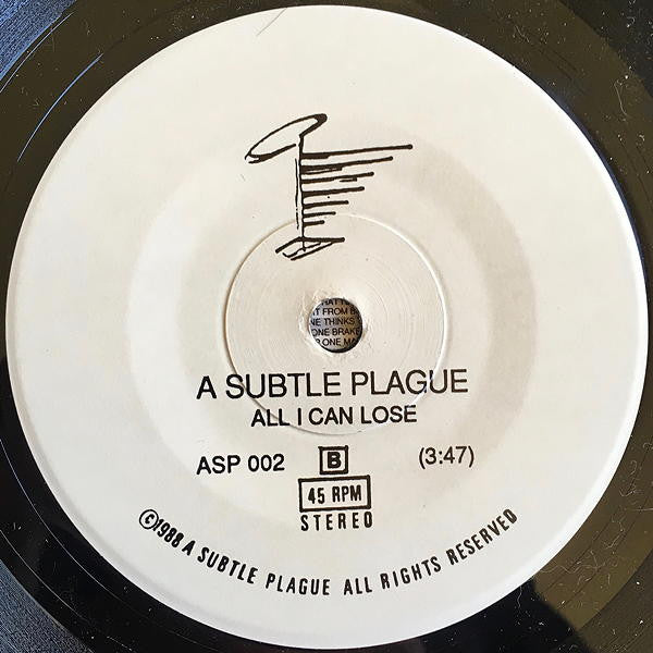 A Subtle Plague : The Failed Pop Experiment (7", Single)