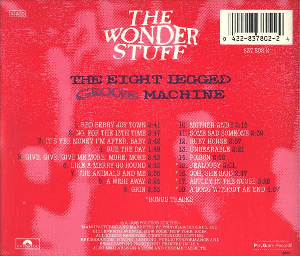 The Wonder Stuff : The Eight Legged Groove Machine (CD, Album)