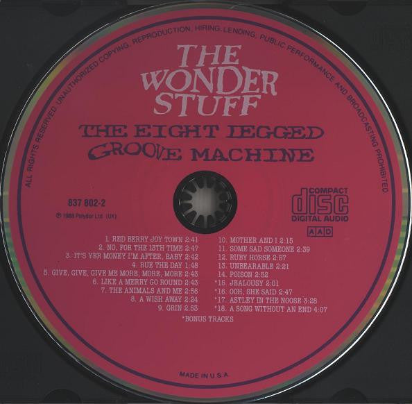 The Wonder Stuff : The Eight Legged Groove Machine (CD, Album)