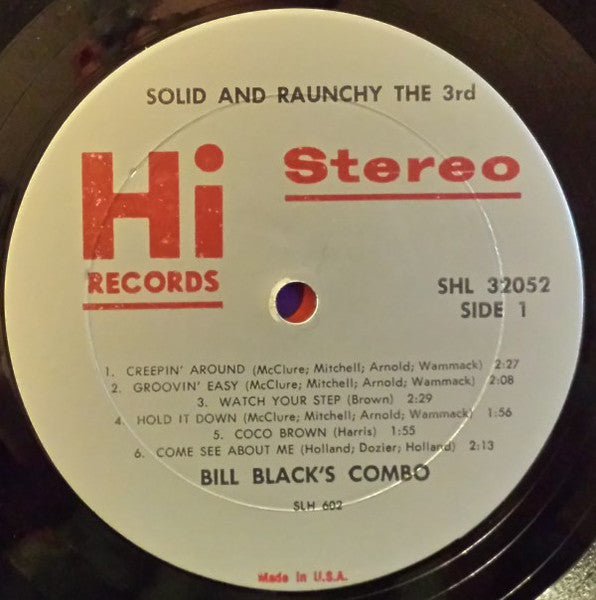 Bill Black's Combo : Solid And Raunchy The 3rd (LP, Album, Mon)