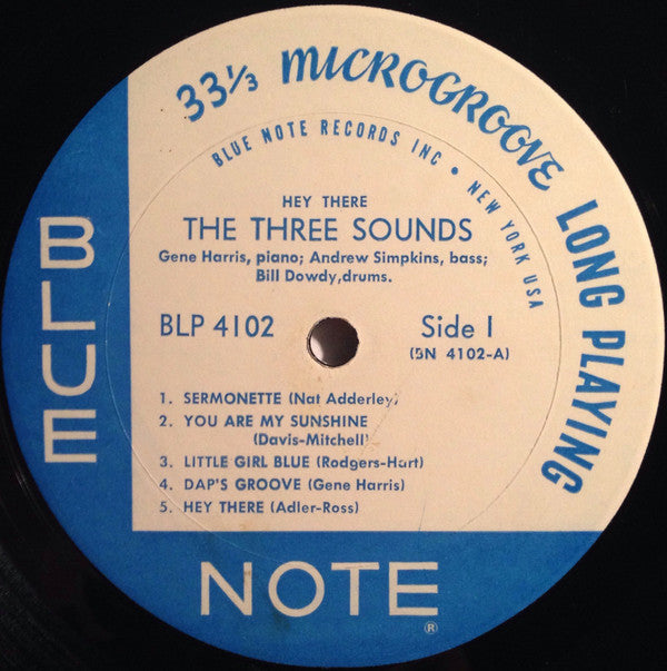 The Three Sounds : Hey There (LP, Album, Mono)