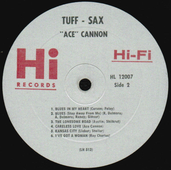Ace Cannon : "Tuff"-Sax (LP, Album, Mono)