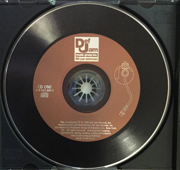 Various : Def Jam Music Group 10th Year Anniversary (4xCD, Comp, Promo)