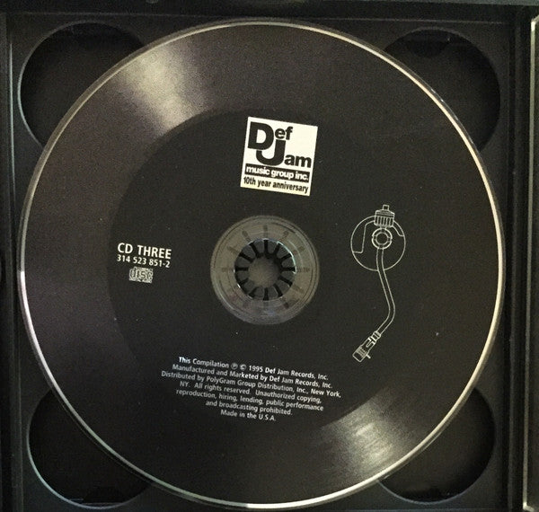 Various : Def Jam Music Group 10th Year Anniversary (4xCD, Comp, Promo)