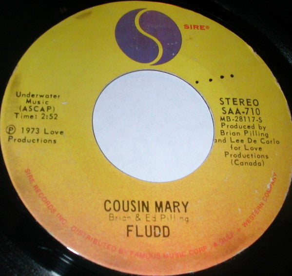 Fludd : Cousin Mary (7", Single)