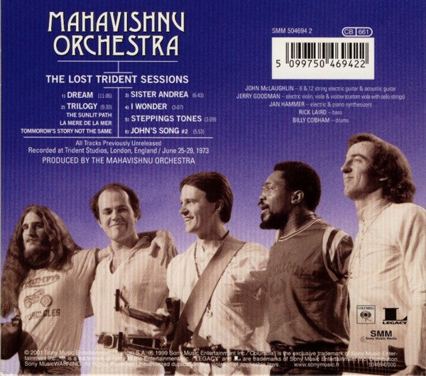 Mahavishnu Orchestra : The Lost Trident Sessions (CD, Album, Dig)