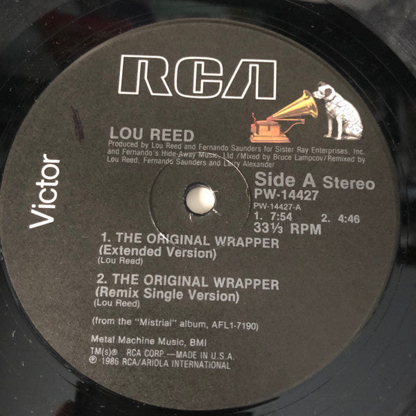 Lou Reed : The Original Wrapper / Video Violence (12")