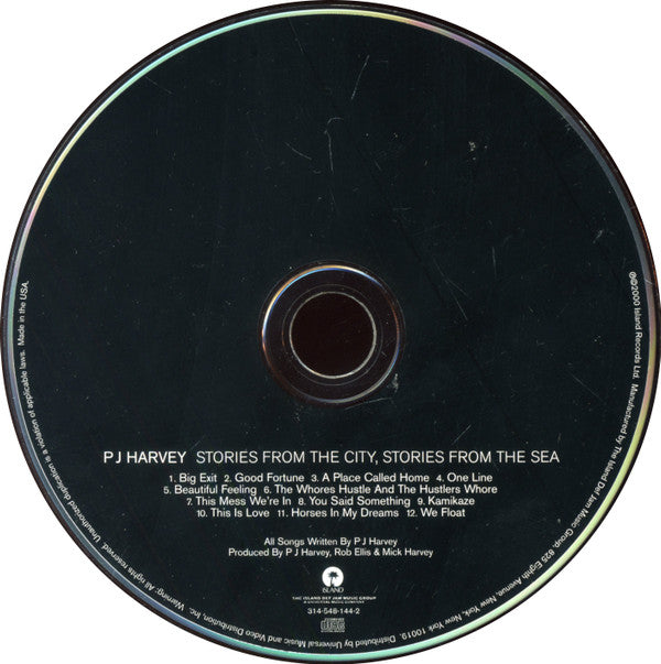 P J Harvey* : Stories From The City, Stories From The Sea (CD, Album)