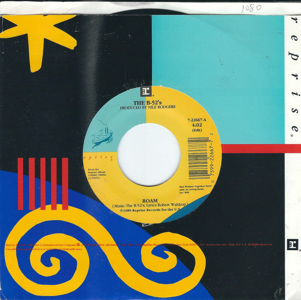 The B-52's : Roam (7", Single, Spe)