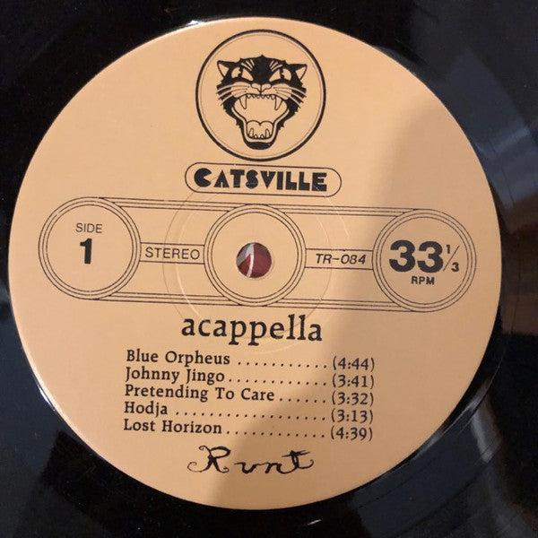 Runt : Acappella (LP, Album, Unofficial)