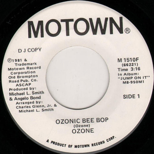 Ozone (5) : Ozonic Bee Bop (7", Promo)