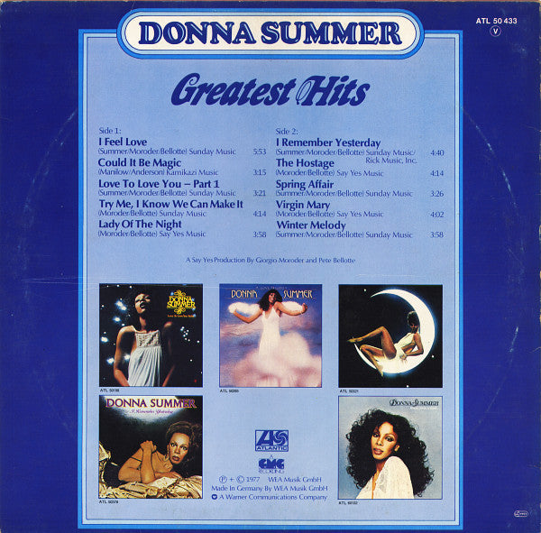 Donna Summer : Greatest Hits (LP, Comp)
