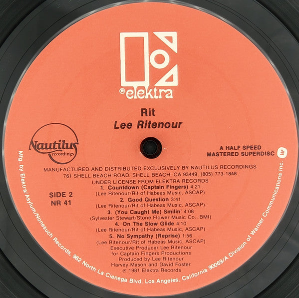Lee Ritenour : Rit (LP, Album, RE)