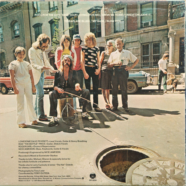 Foghat : Fool For The City (LP, Album, Los)
