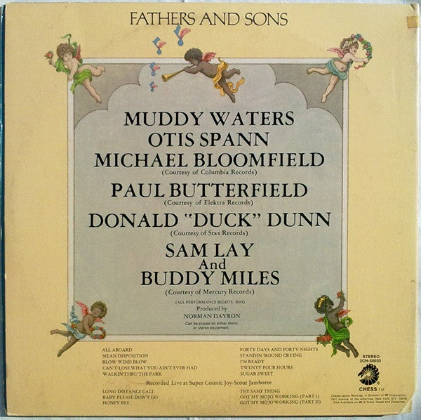 Muddy Waters / Otis Spann / Michael Bloomfield* / Paul Butterfield / Donald "Duck" Dunn / Sam Lay / Buddy Miles : Fathers And Sons (2xLP, Album, RP, Gat)