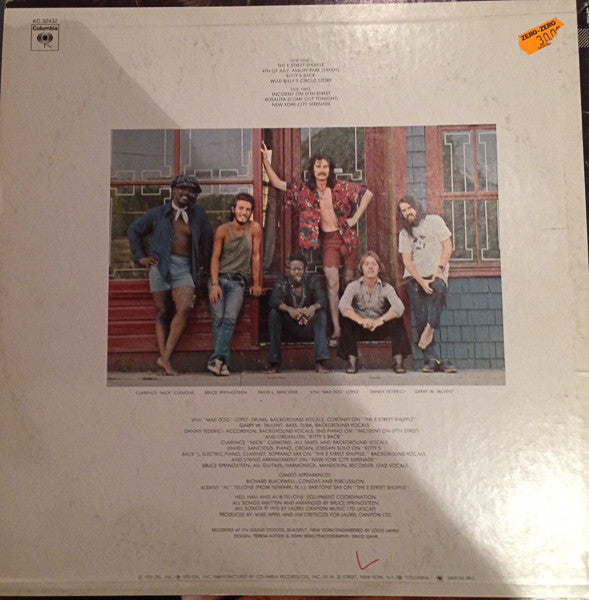 Bruce Springsteen : The Wild, The Innocent &  The E Street Shuffle (LP, Album, Ter)