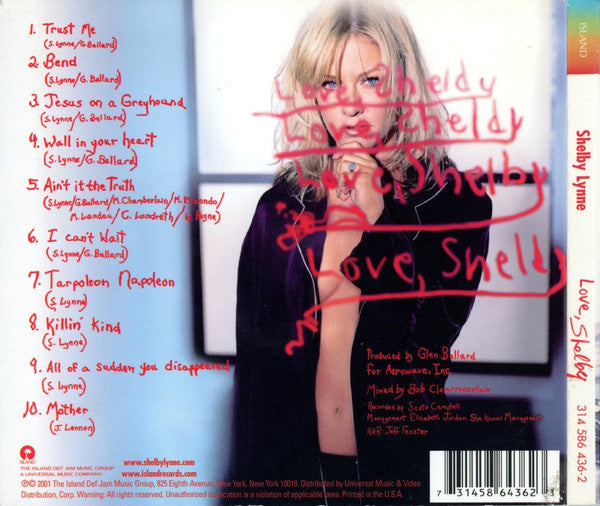 Shelby Lynne : Love, Shelby (CD, Album, Dig)