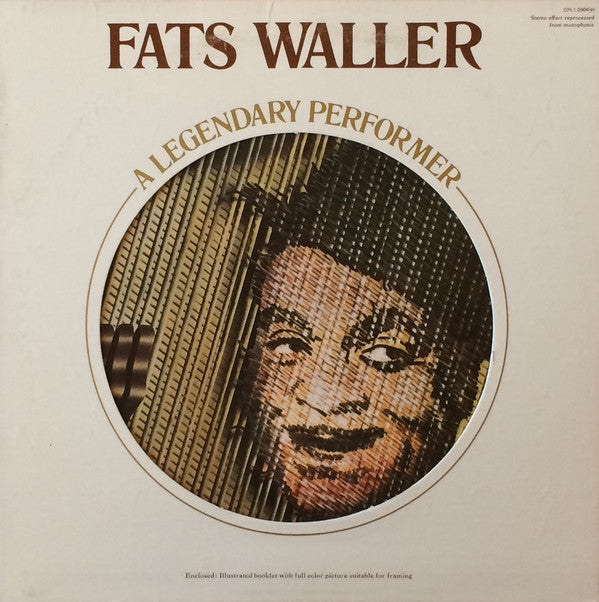 Fats Waller : A Legendary Performer (LP, Comp)