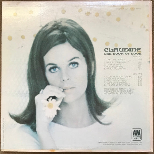 Claudine Longet : The Look Of Love (LP, Album, Pit)