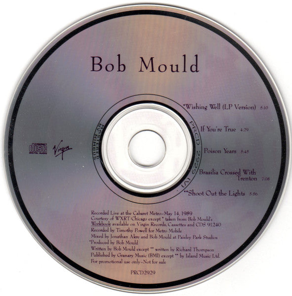 Bob Mould : Wishing Well (CD, Promo)