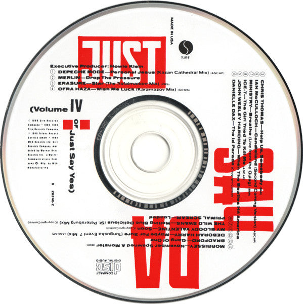 Various : Just Say Da (Volume IV Of Just Say Yes) (CD, Comp)