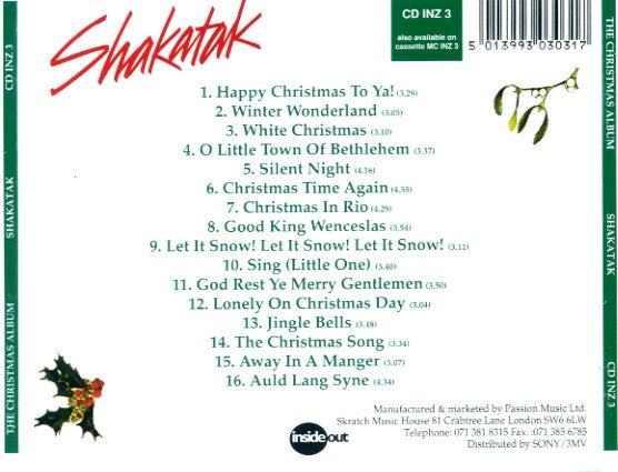 Shakatak : The Christmas Album (CD, Album)