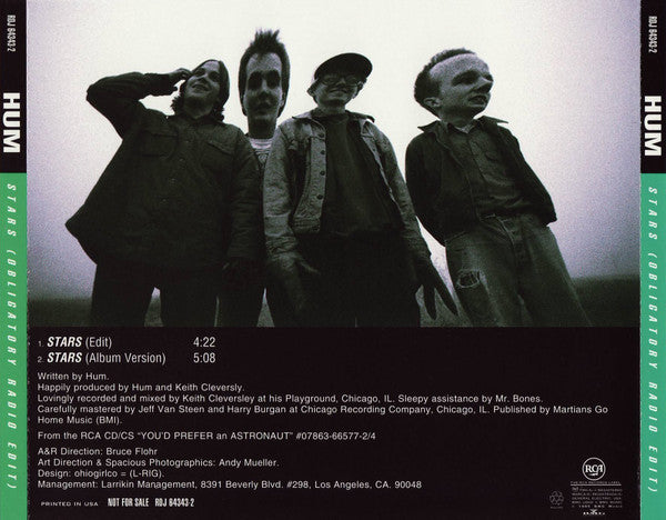 Hum (2) : Stars (Obligatory Radio Edit) (CD, Single, Promo)