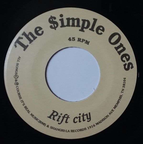 Simple Ones : Rift City (7", Single)
