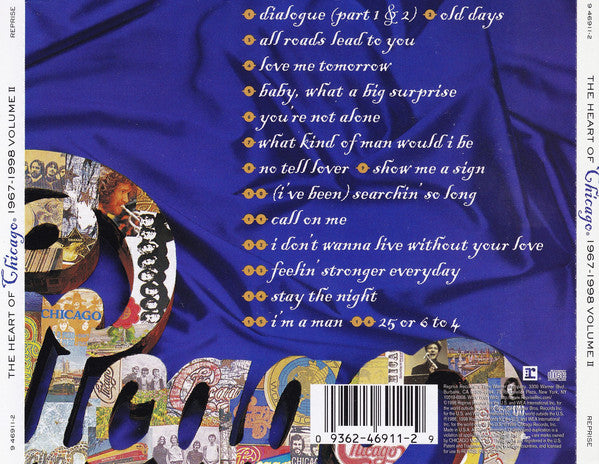 Chicago (2) : The Heart Of Chicago 1967-1998 Volume II (CD, Comp)