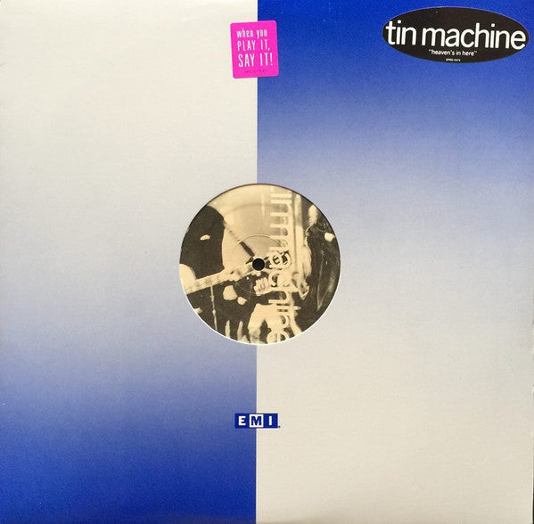 Tin Machine : Heaven's In Here (12", Single, Promo)