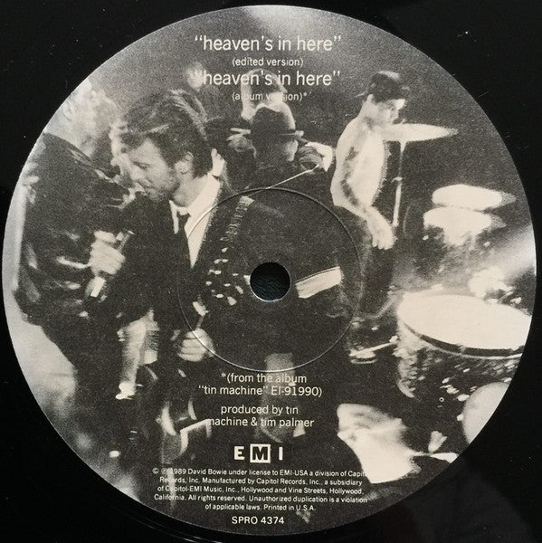 Tin Machine : Heaven's In Here (12", Single, Promo)