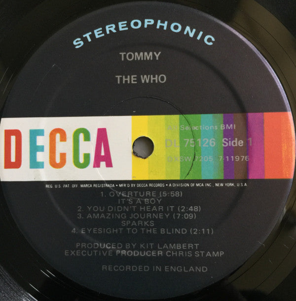 The Who : Tommy (2xLP, Album)