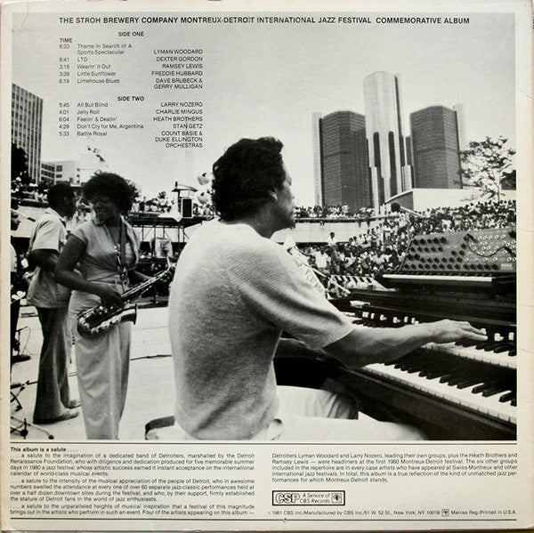 Various : Montreux-Detroit International Jazz Festival (LP)