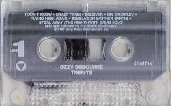 Ozzy Osbourne / Randy Rhoads : Tribute (Cass, Album)