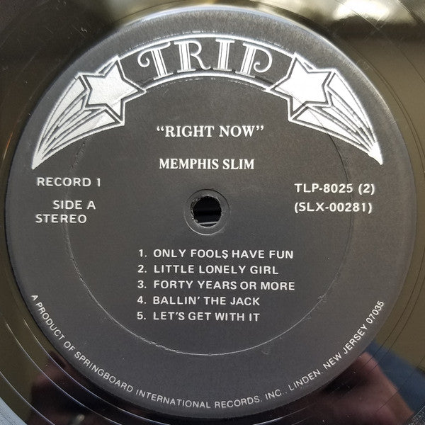 Memphis Slim : Right Now (2xLP, Gat)