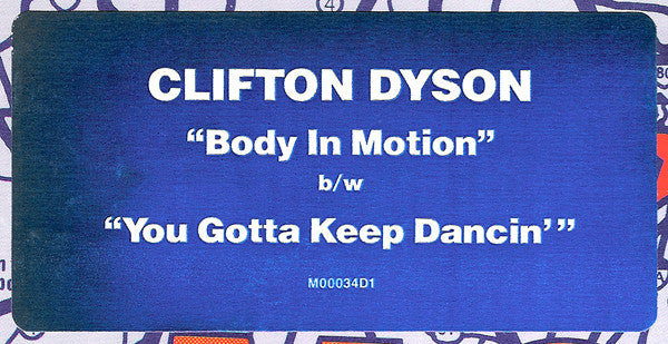 Clifton Dyson : Body In Motion (Want Your Body In Motion With Mine) (12", Single)