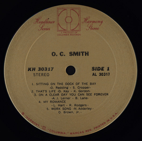 O.C. Smith* : O.C. Smith (LP, Comp)