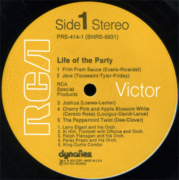 Various : Life Of The Party (LP, Comp, S/Edition)