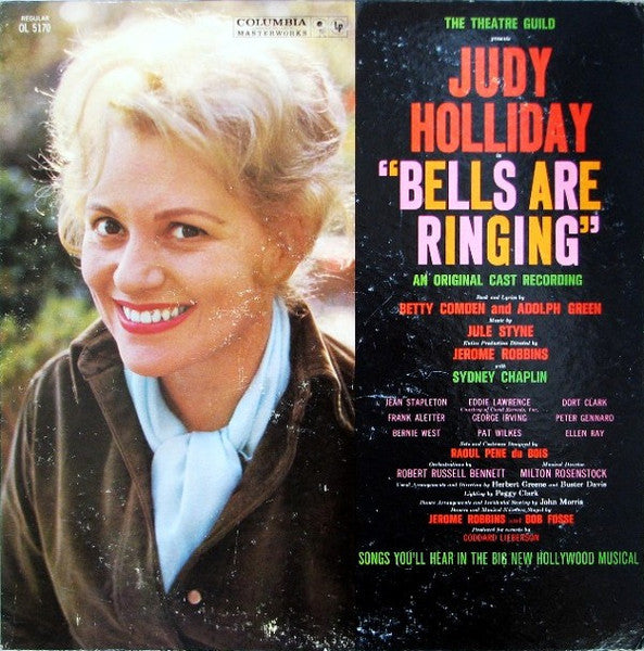 Judy Holliday, Betty Comden And Adolph Green, Jule Styne : Bells Are Ringing (LP, Album, Mono, RE)
