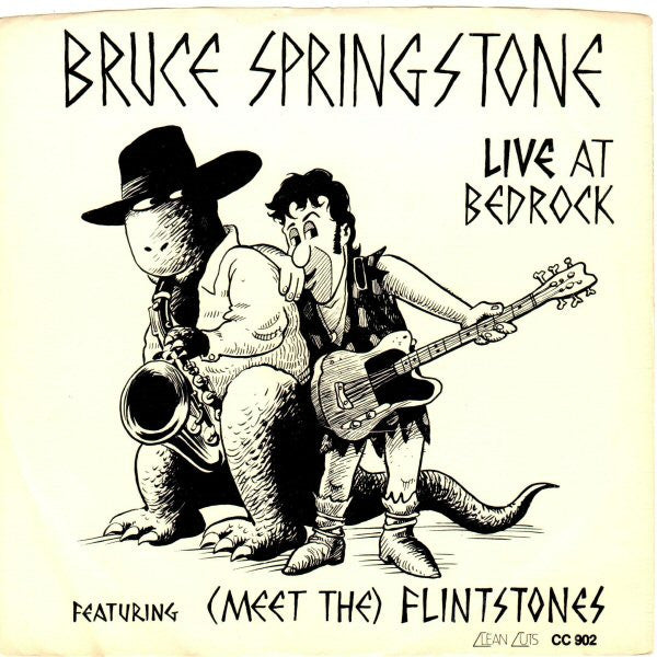 Bruce Springstone : Live At Bedrock (7", Single)