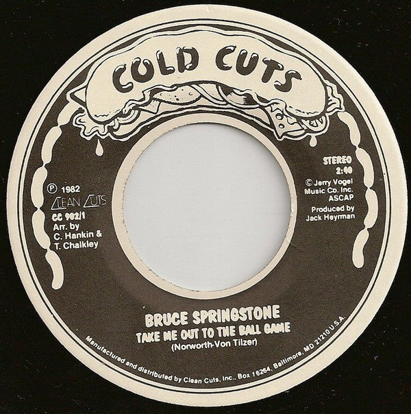 Bruce Springstone : Live At Bedrock (7", Single)