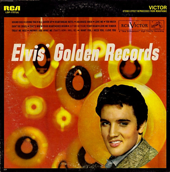 Elvis Presley : Elvis' Golden Records (LP, Comp, RE)