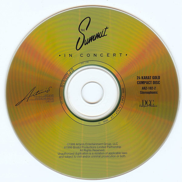Frank Sinatra, Sammy Davis Jr. & Dean Martin : The Summit: In Concert (CD, Ltd, Num, 24 )