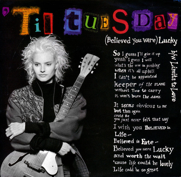 'Til Tuesday : (Believed You Were) Lucky (7", Single, Promo)