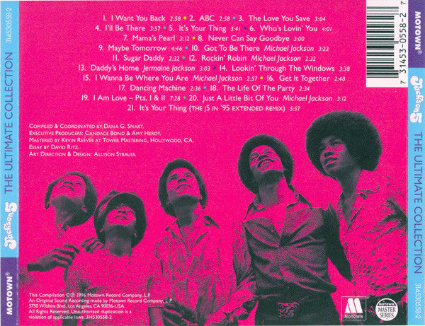 The Jackson 5 : The Ultimate Collection (CD, Comp, RP)