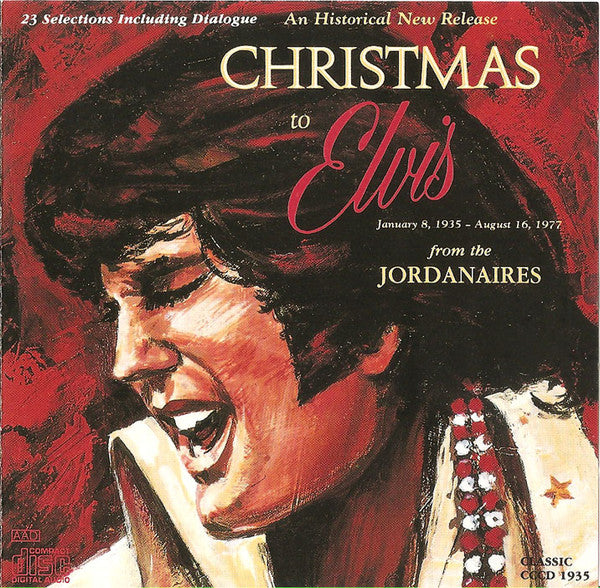 The Jordanaires : Christmas To Elvis (CD, Album, RE, Dis)
